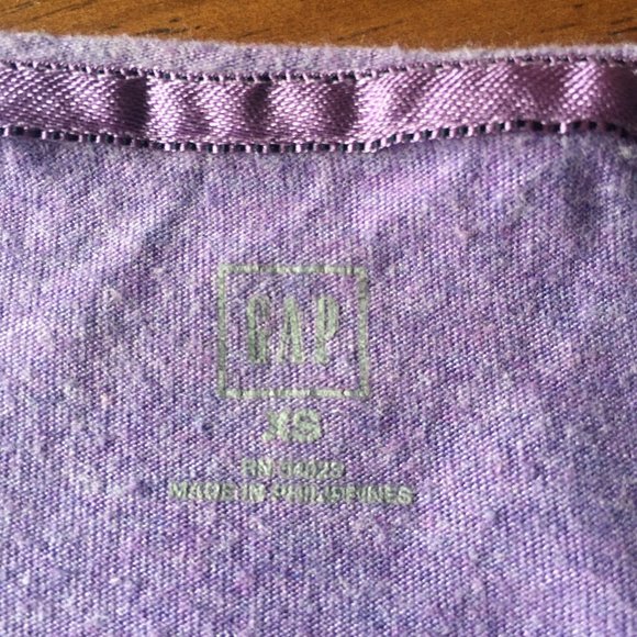 Gap Purple long sleeve Shirt Size XS - Picture 5 of 5